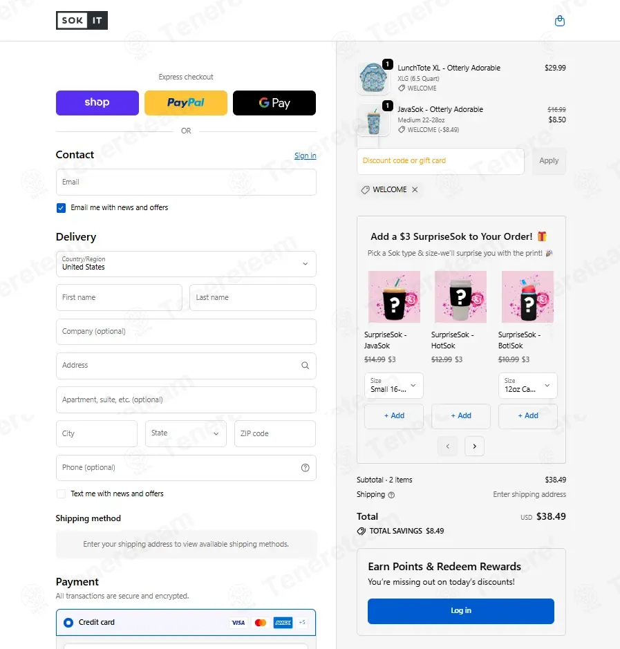 Sok It coupon code: 10% off with WELCOME. Tested and valid as 2 months ago.