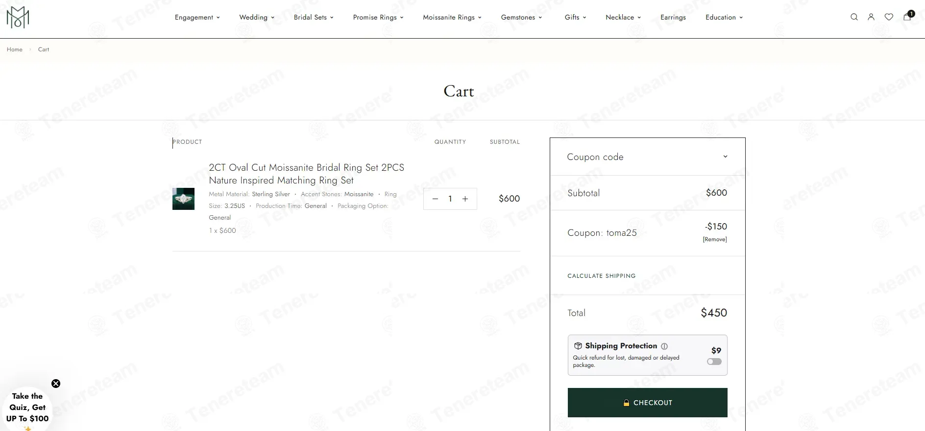 Molly Jewelry US coupon code: 25% off with toma25. Tested and valid as 2 weeks ago.