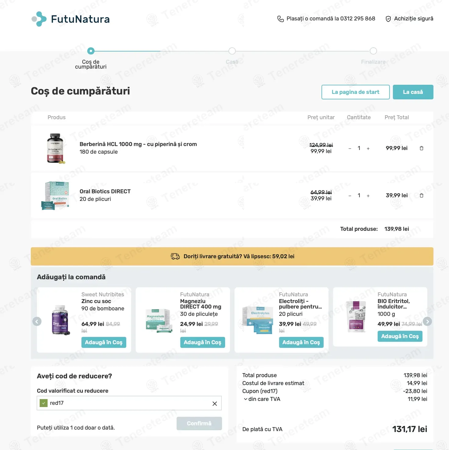 Futunatura RO coupon code: 17% off with red17. Tested and valid as 1 year ago.