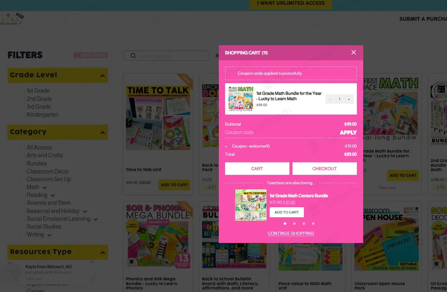 Lucky Little Learners coupon code: $10 off with WELCOME10. Tested and valid as 8 months ago.