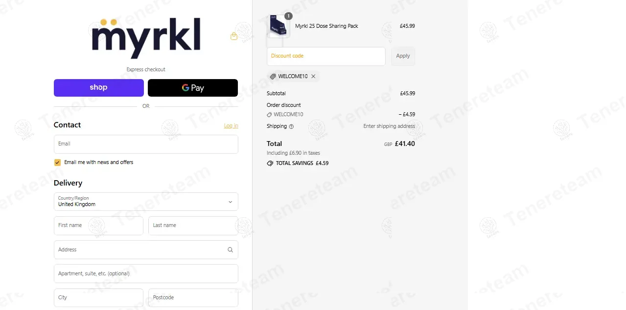 Myrkl UK coupon code: 10% off with welcome10. Tested and valid as 10 months ago.