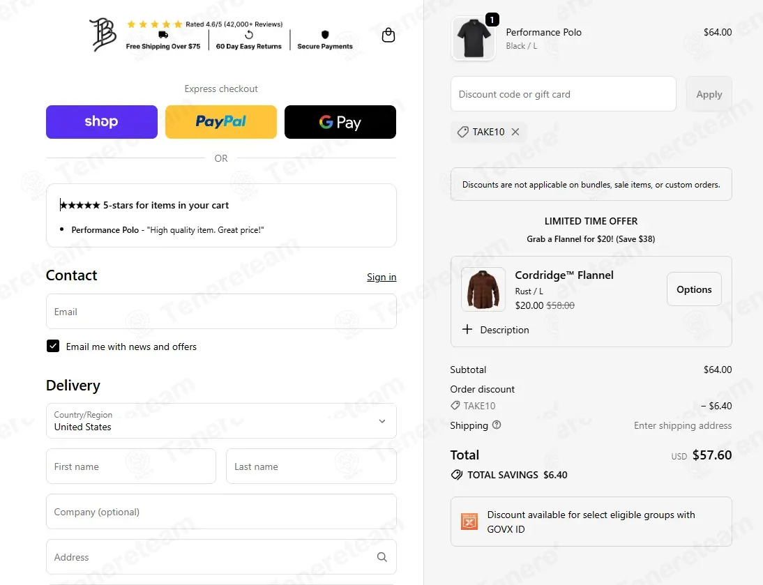 Branded Bills coupon code: 10% off with TAKE10. Tested and valid as 1 month ago.