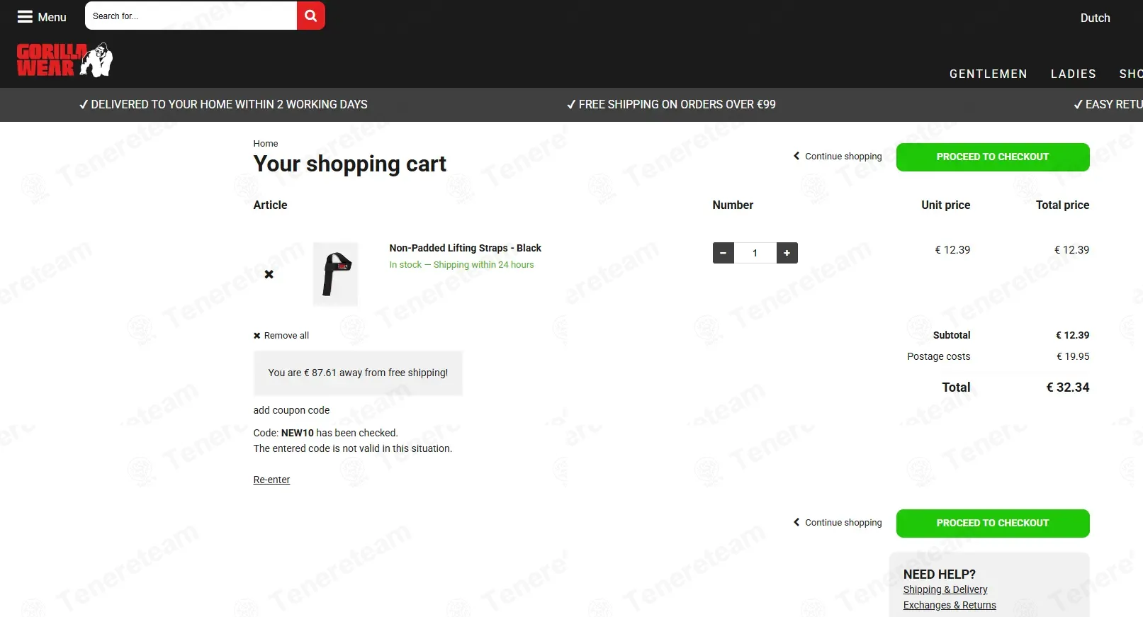 Gorilla Wear coupon code: 10% off with NEW10. Tested and valid as 1 month ago.