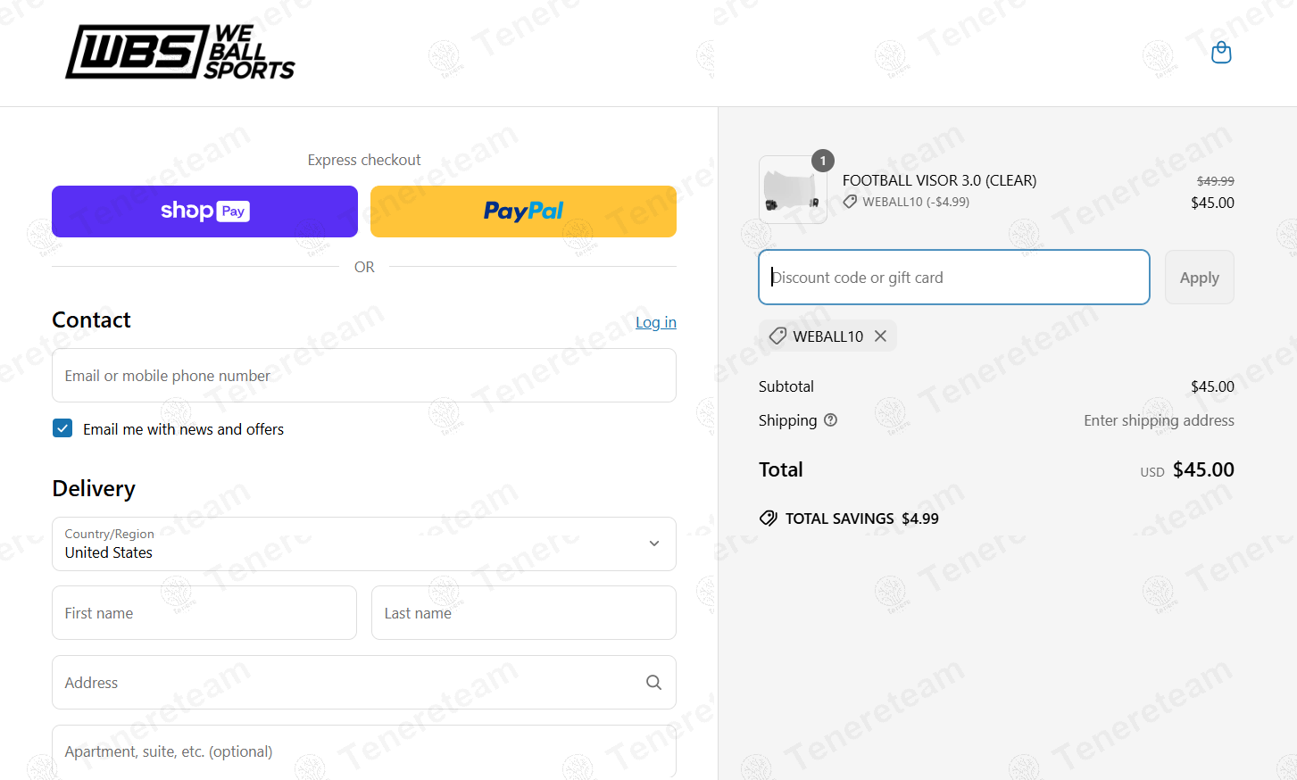 We Ball Sports coupon code: 10% off with WEBALL10. Tested and valid as 1 year ago.