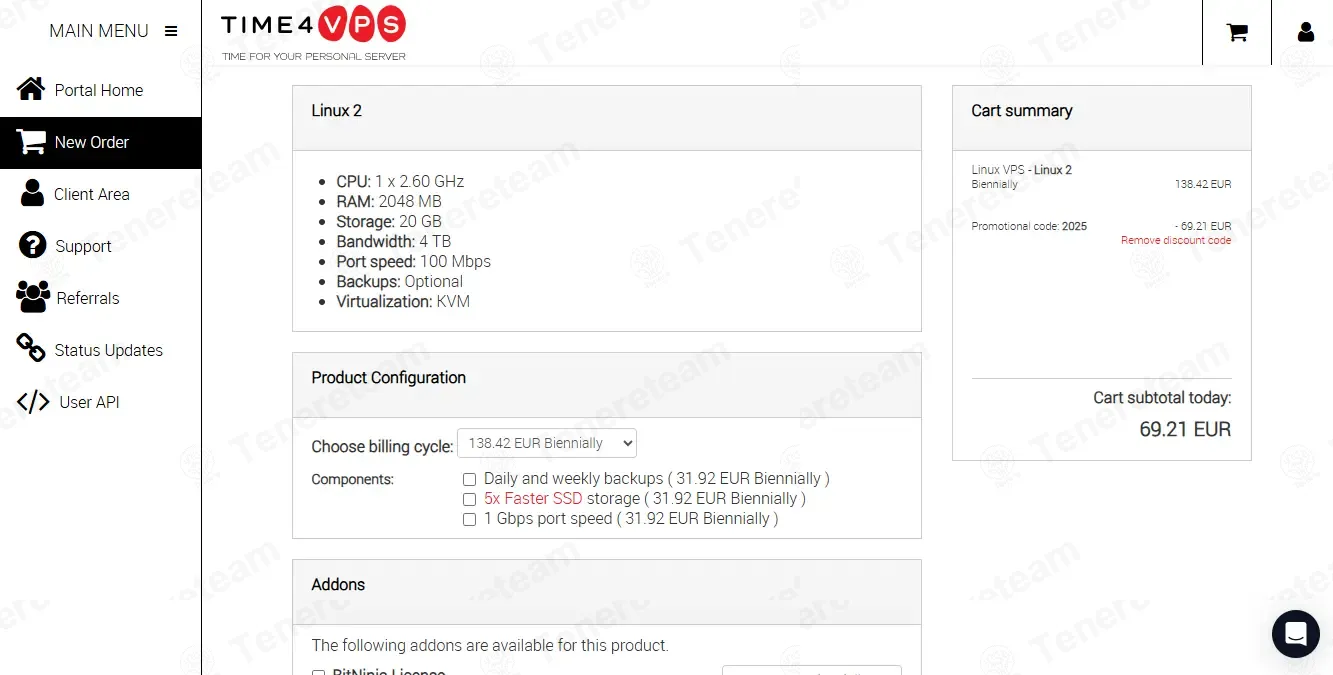 Time 4 VPS coupon code: 50% off with 2025. Tested and valid as 9 months ago.