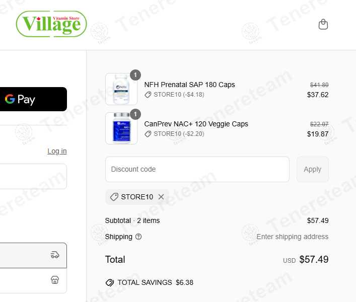Village Vitamin Store coupon code: 10% off with STORE10. Tested and valid as 1 year ago.