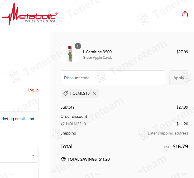 75% OFF Metabolic Nutrition Coupon Codes