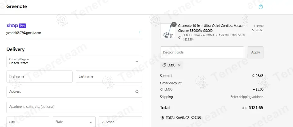Greenote Home coupon code: 5% off with LM05. Tested and valid as 1 year ago.