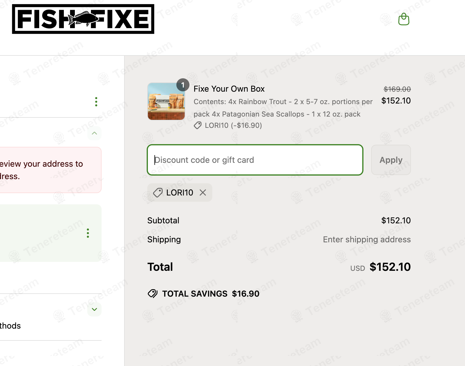 Fish Fixe coupon code: 10% off with LORI10. Tested and valid as 1 year ago.
