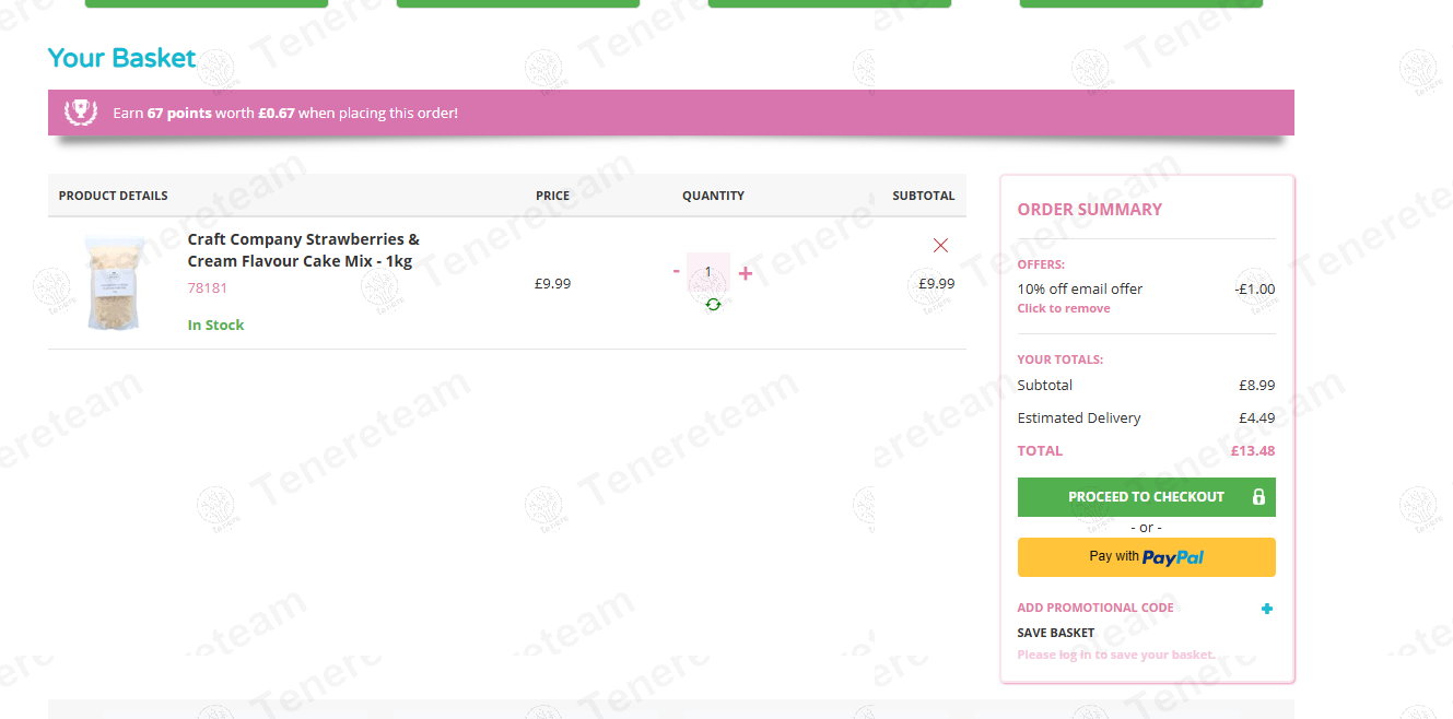 The Craft Company UK coupon code: 10% off with CAKE23CC. Tested and valid as 1 year ago.