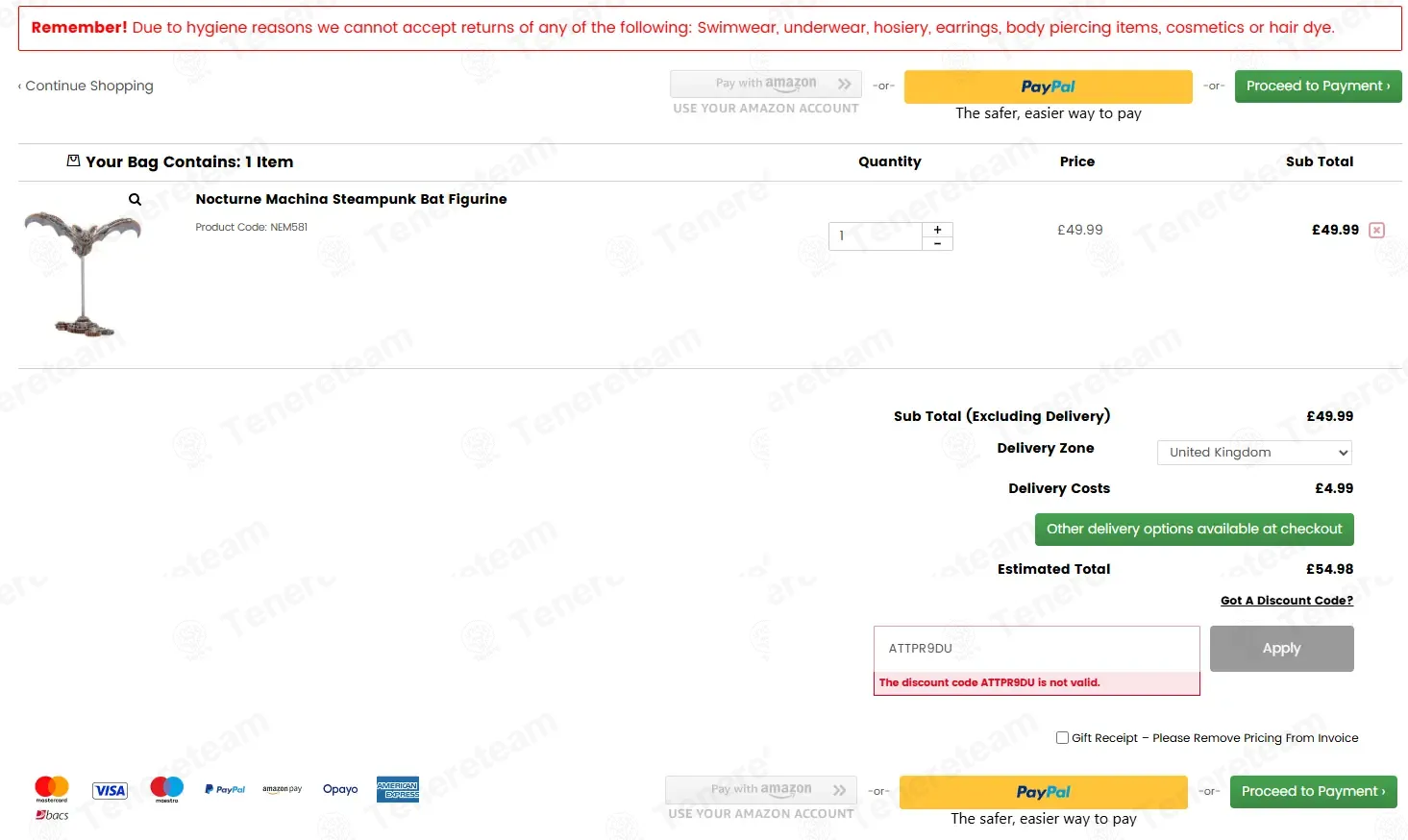 Attitude Clothing UK coupon code: 10% off with ATTPR9DU. Tested and valid as 1 week ago.