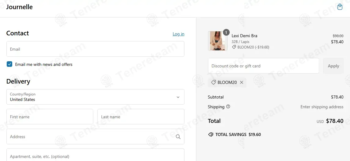 Journelle.com coupon code: 20% off with BLOOM20. Tested and valid as 1 year ago.