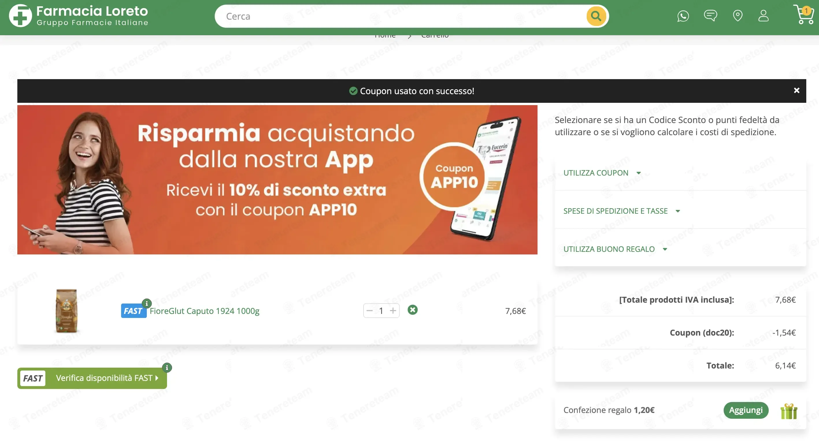 Farmacia Loreto coupon code: 20% off with doc20. Tested and valid as 2 months ago.