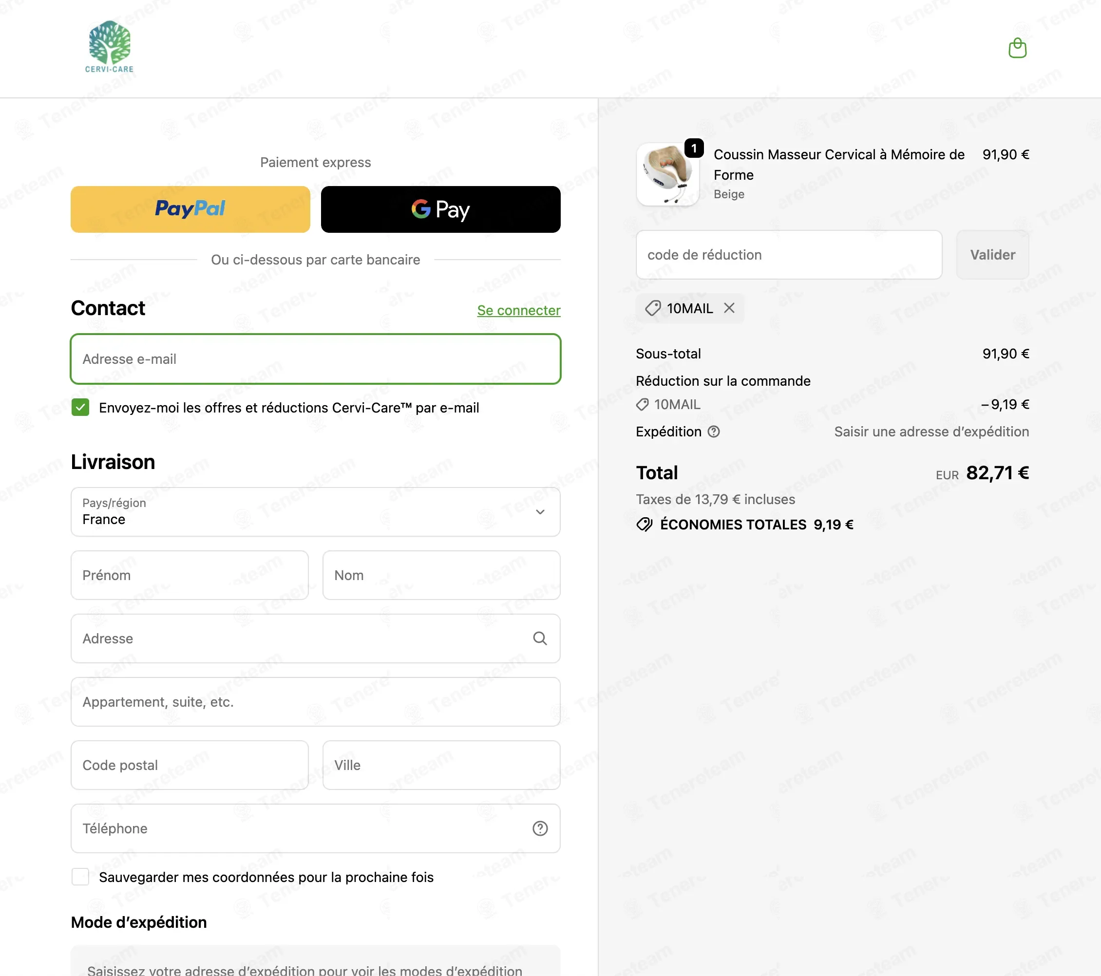 Cervi-Care coupon code: 10% off with 10MAIL. Tested and valid as 2 months ago.