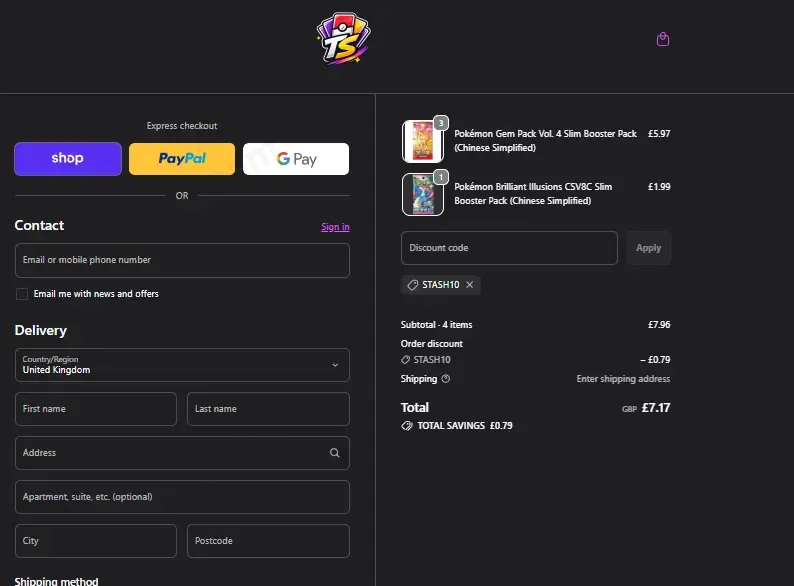 Trainer Stash UK coupon code: 10% off with stash10. Tested and valid as 1 month ago.