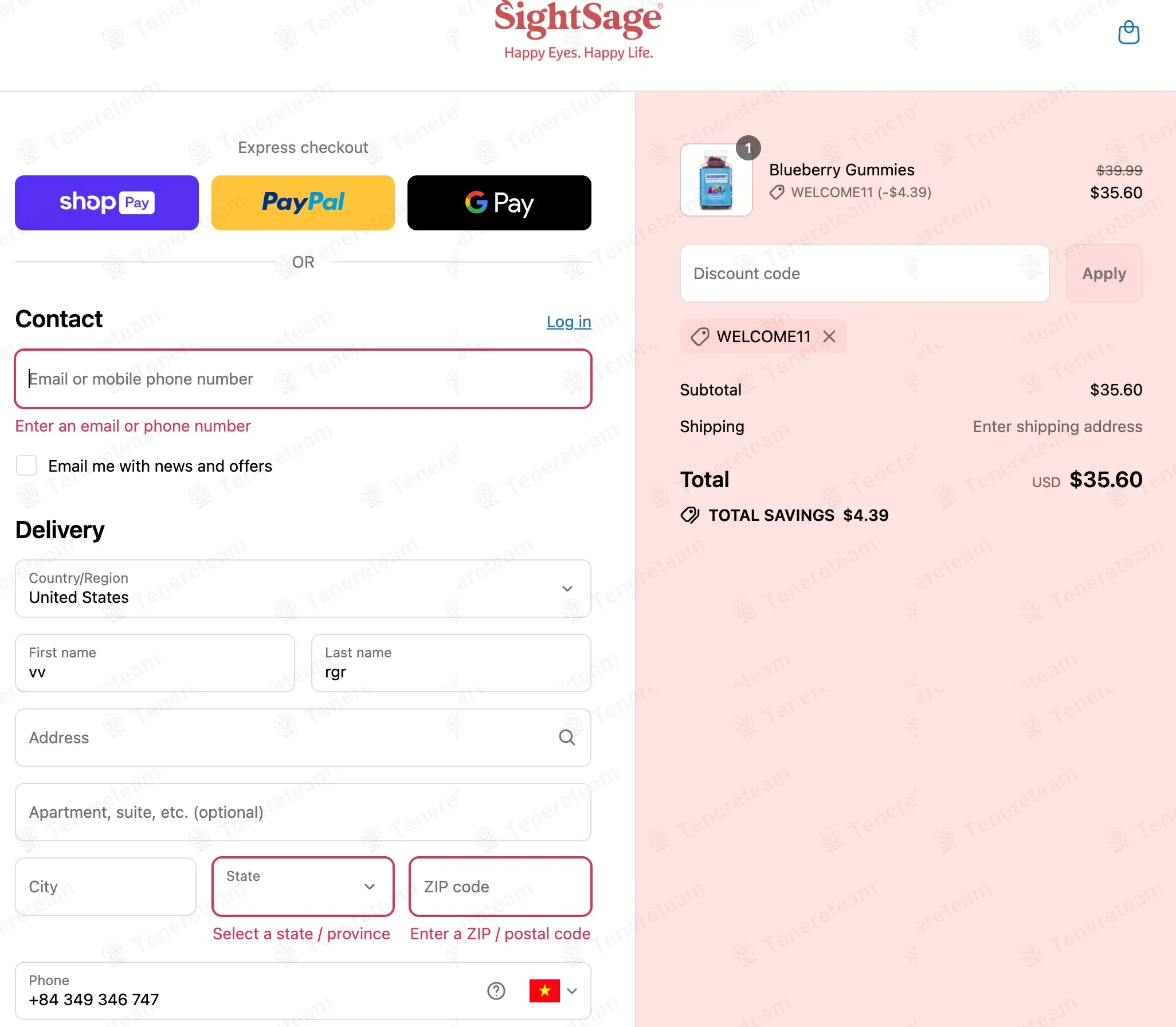 SightSage apply coupon code