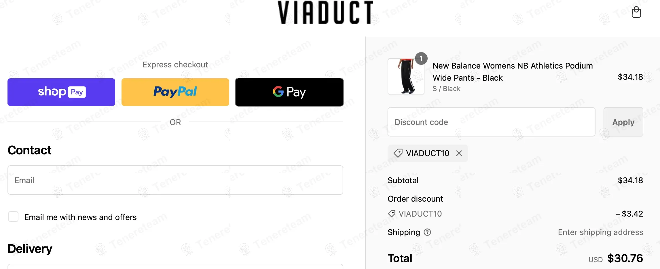 Viaduct Clothing coupon code: 10% off with VIADUCT10. Tested and valid as 1 year ago.
