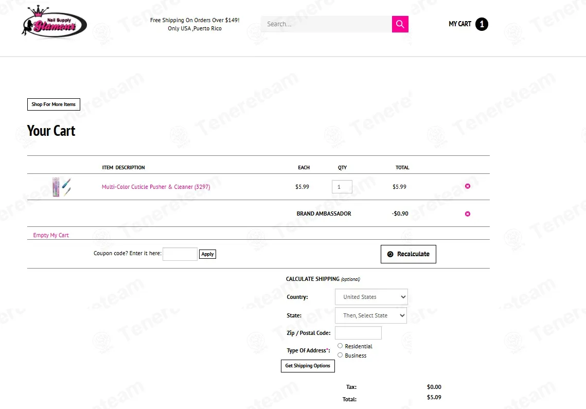 Nail Supply Glamour coupon code: 15% off with NICIAA15. Tested and valid as 3 weeks ago.