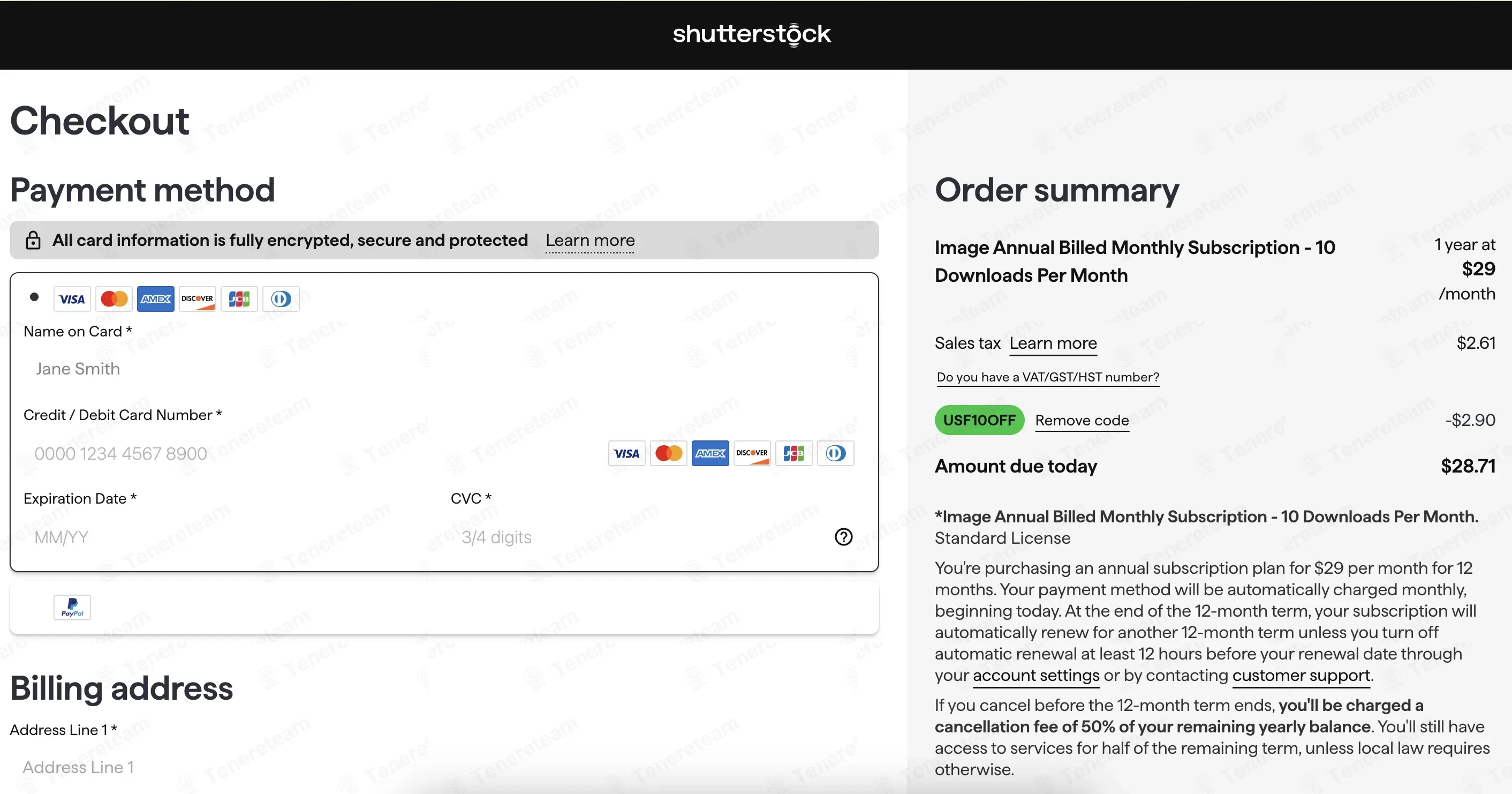 ShutterStock coupon code: 10% off with USF10OFF. Tested and valid as 2 weeks ago.