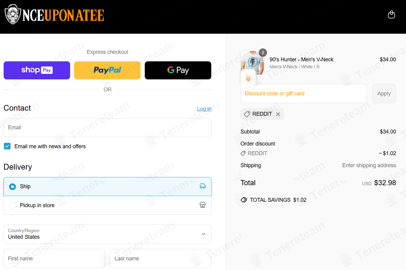 75% OFF Once Upon a Tee Coupon Codes October 2025 Promo Codes