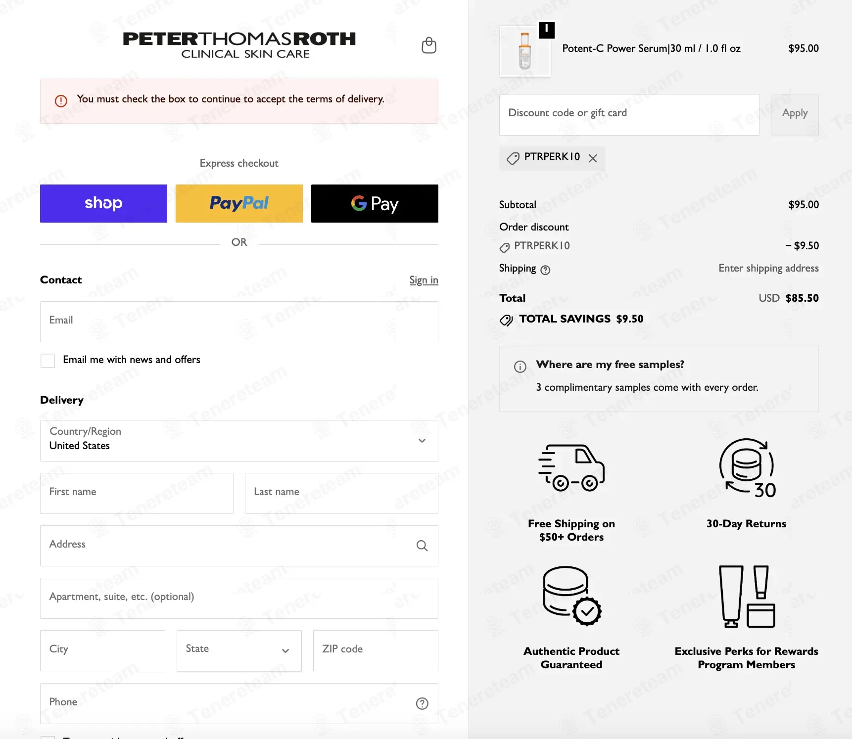 Peter Thomas Roth coupon code: 10% off with PTRPERK10. Tested and valid as 1 month ago.