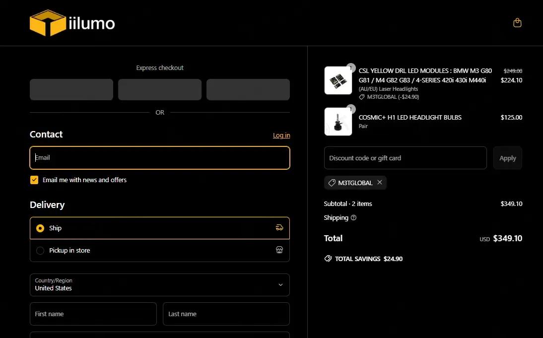 Iilumo coupon code re-checked and confirmed working at checkout