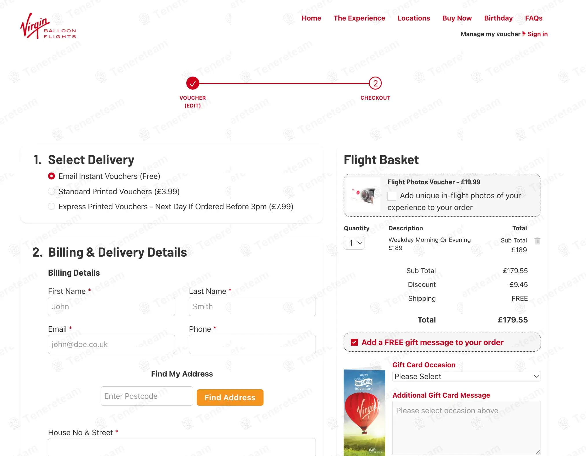 Virgin Balloon Flights UK coupon code: 5% off with VBF5X. Tested and valid as 10 months ago.