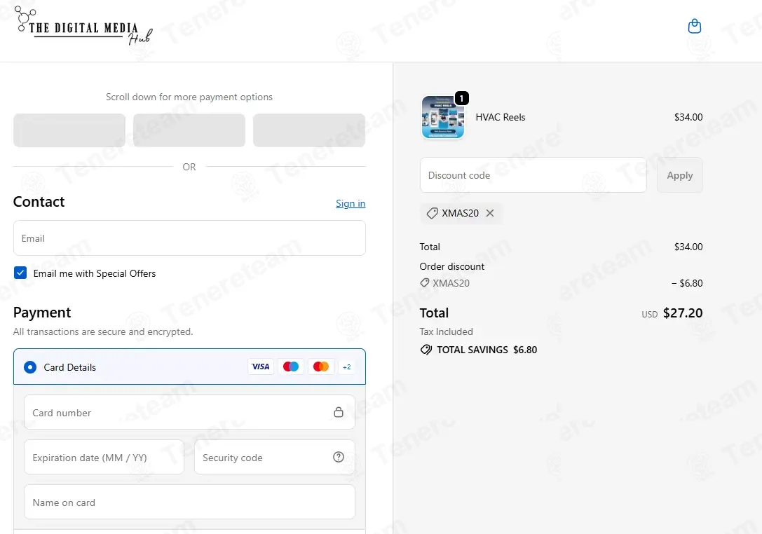 The Digital Media Hub coupon code: 20% off with XMAS20. Tested and valid as 2 months ago.