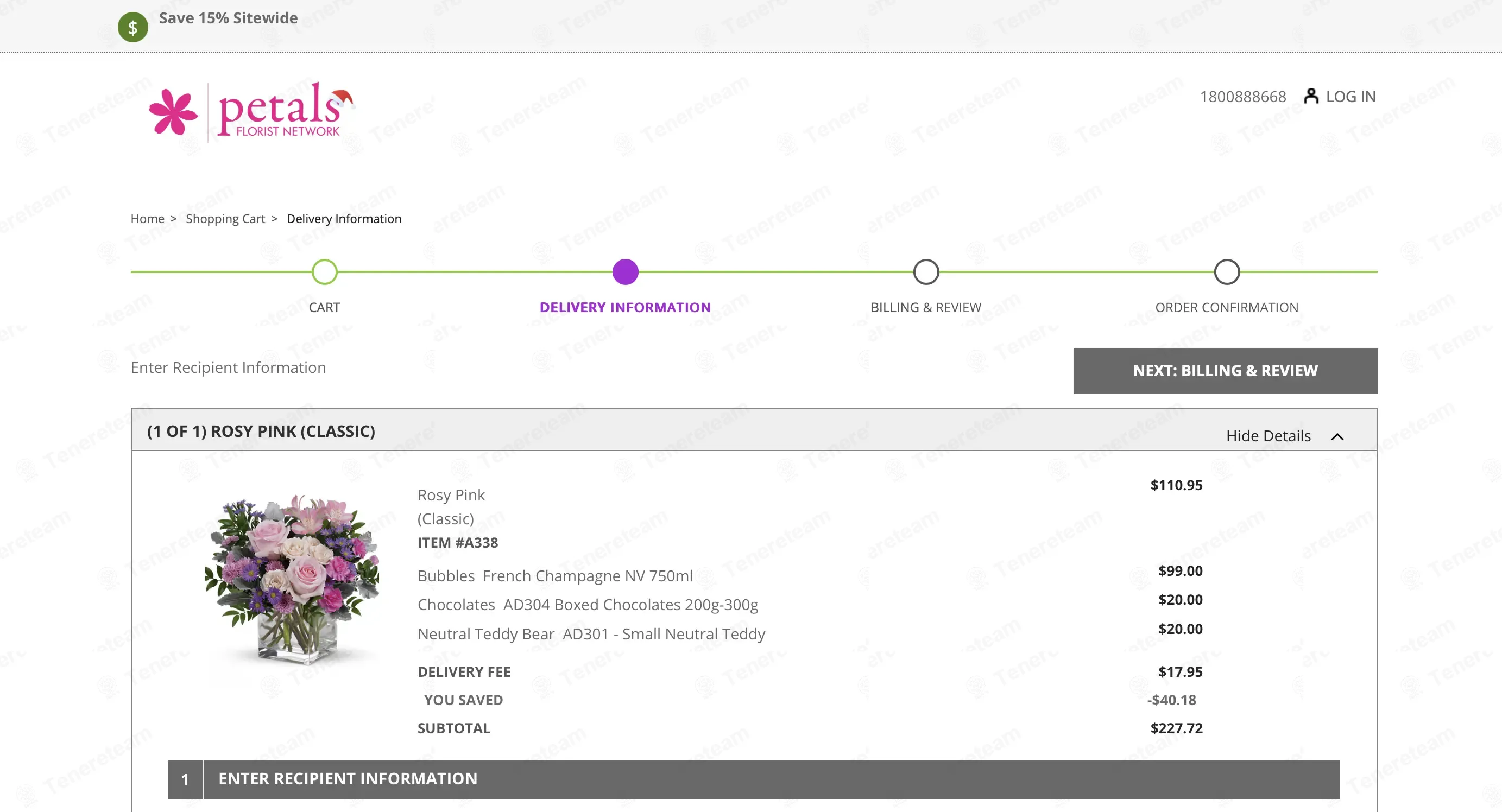 Petals Network AU coupon code: 15% off with P1024Z261119. Tested and valid as 3 weeks ago.