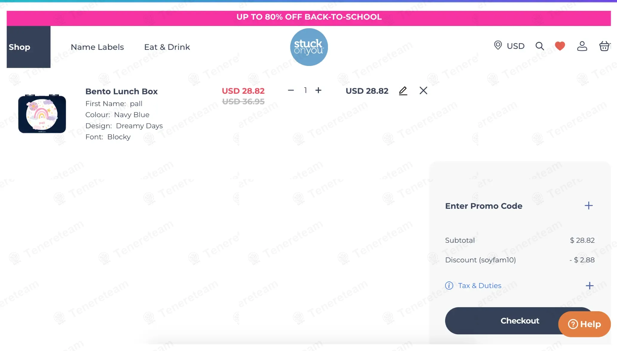 Stuck On You UK coupon code: 10% off with soyfam10. Tested and valid as 8 months ago.