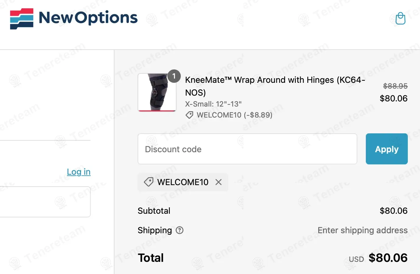New Options Sports coupon code: 10% off with WELCOME10. Tested and valid as 1 year ago.