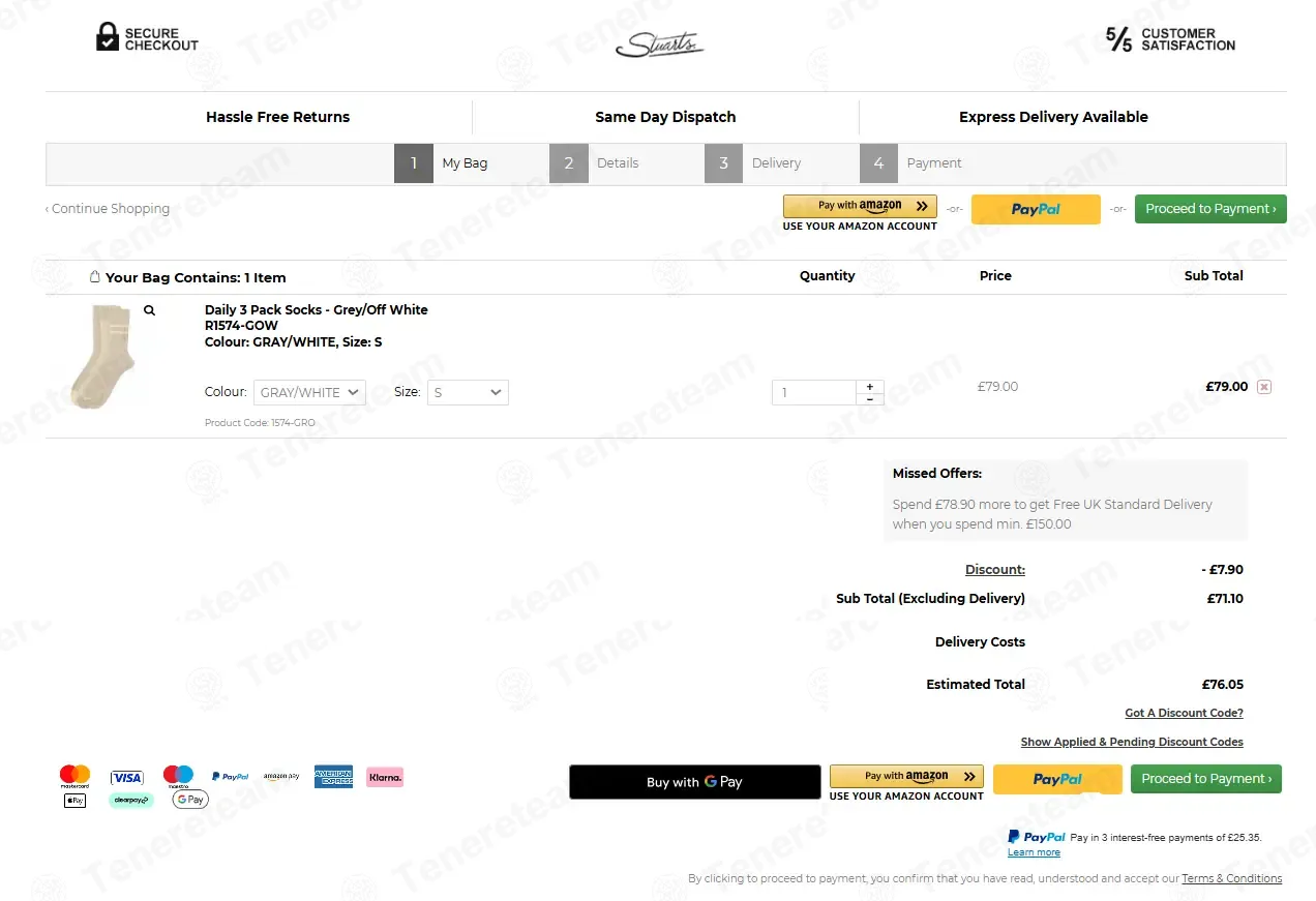 Stuarts London coupon code: 10% off with NEWSTOCK10. Tested and valid as 5 months ago.