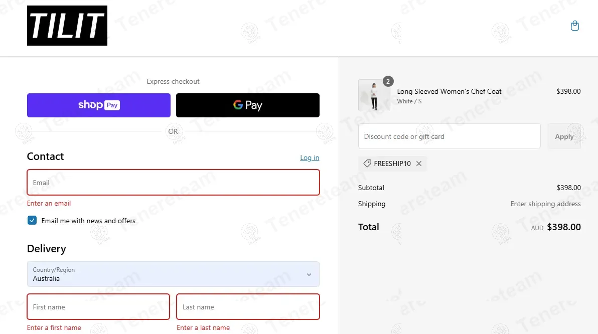 Tilit coupon code: Sale off with FREESHIP10. Tested and valid as 11 months ago.