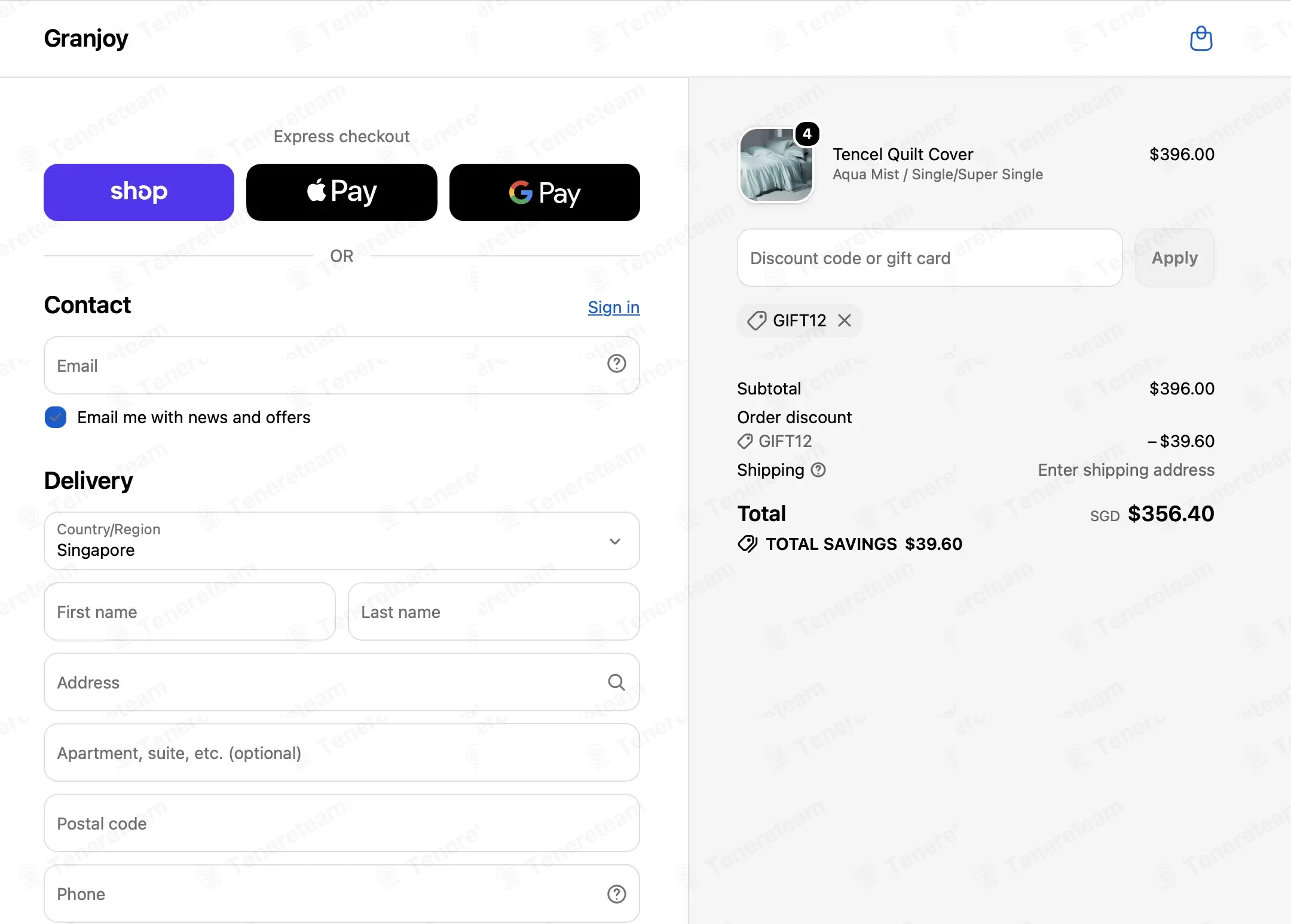 Granjoy coupon code: 10% off with GIFT12. Tested and valid as 1 month ago.