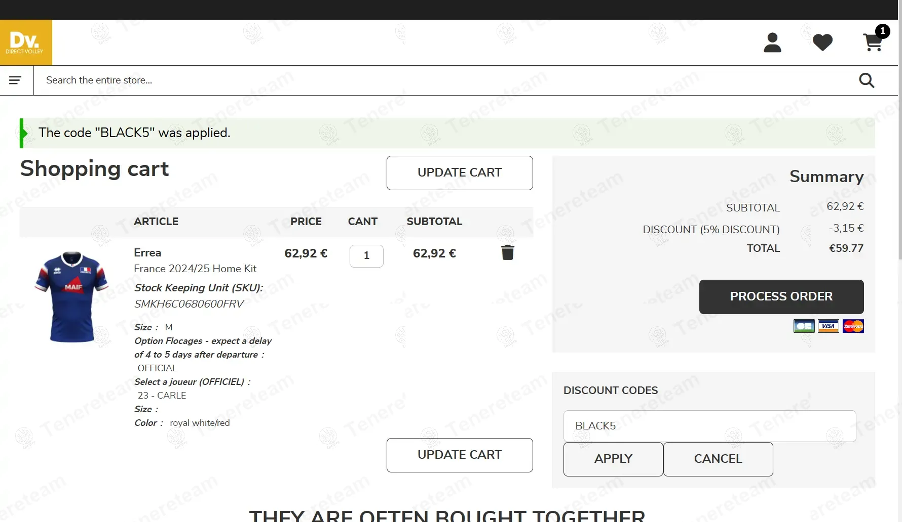 Direct Volley ES coupon code: 5% off with BLACK5. Tested and valid as 1 year ago.