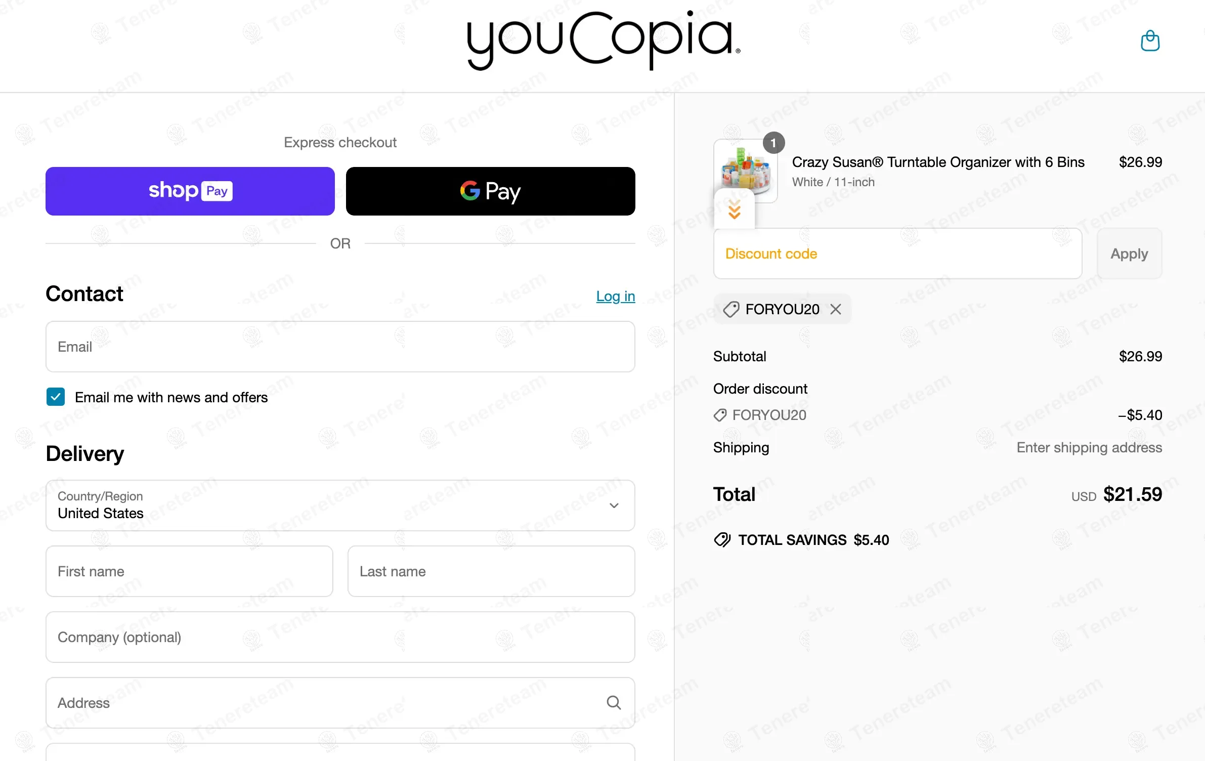 YouCopia coupon code: 20% off with FORYOU20. Tested and valid as 1 year ago.