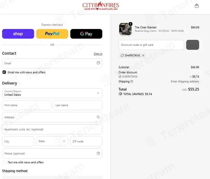 City Bonfires coupon code re-checked and confirmed working at checkout