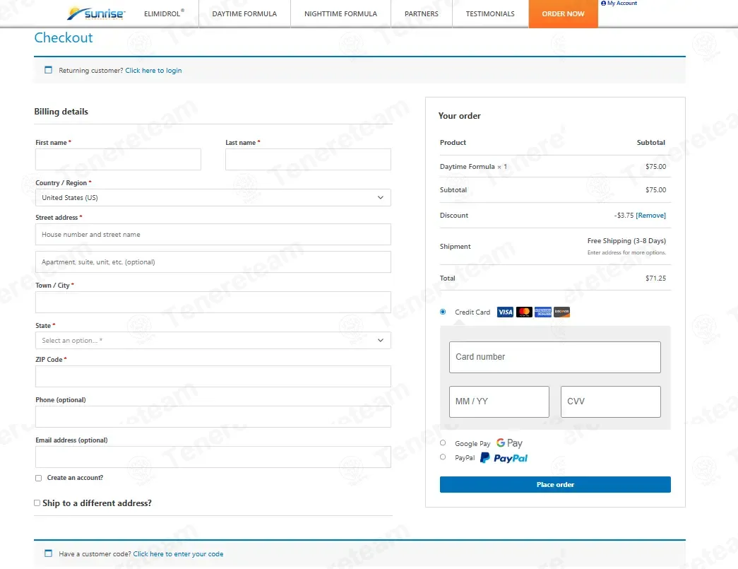 Elimidrol coupon code: 5% off with SAVE5. Tested and valid as 6 days ago.