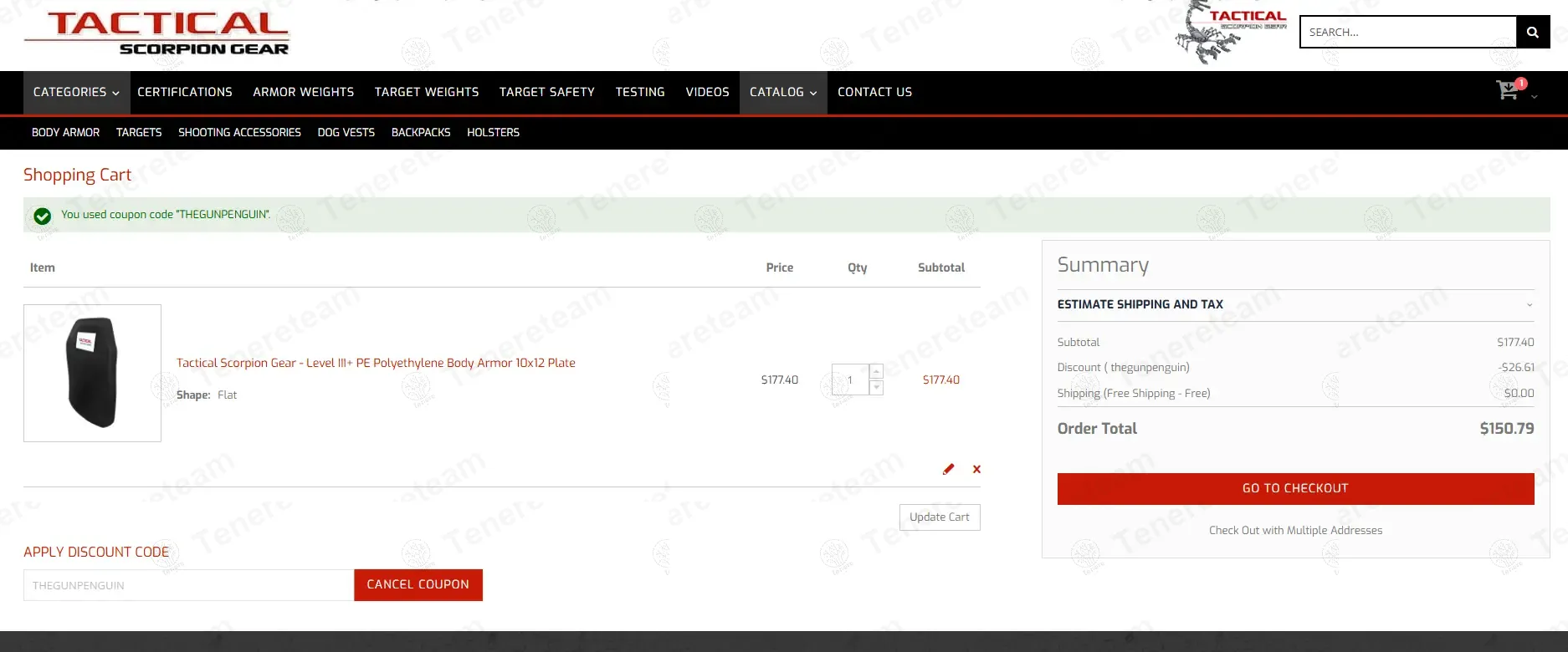 Tactical Scorpion Gear coupon code: 15% off with THEGUNPENGUIN. Tested and valid as 11 months ago.
