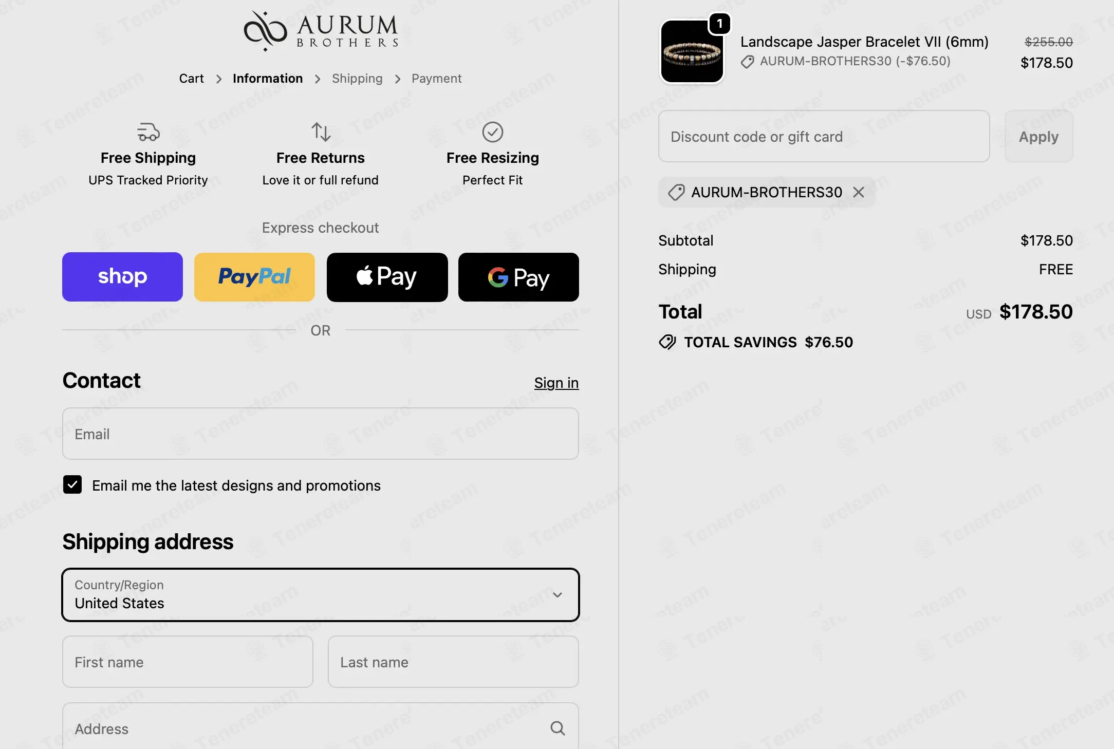 Aurum Brothers coupon code: 30% off with AURUM-BROTHERS30. Tested and valid as 7 months ago.
