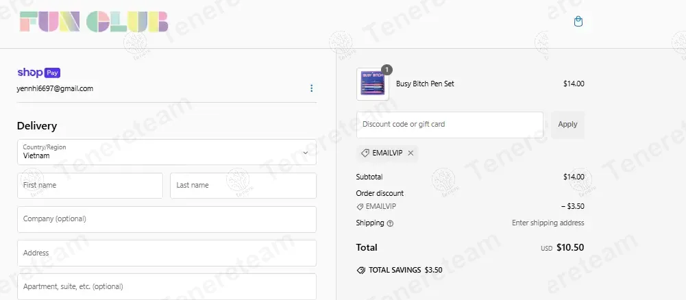 Shopfunclub coupon code: 25% off with EMAILVIP. Tested and valid as 1 year ago.