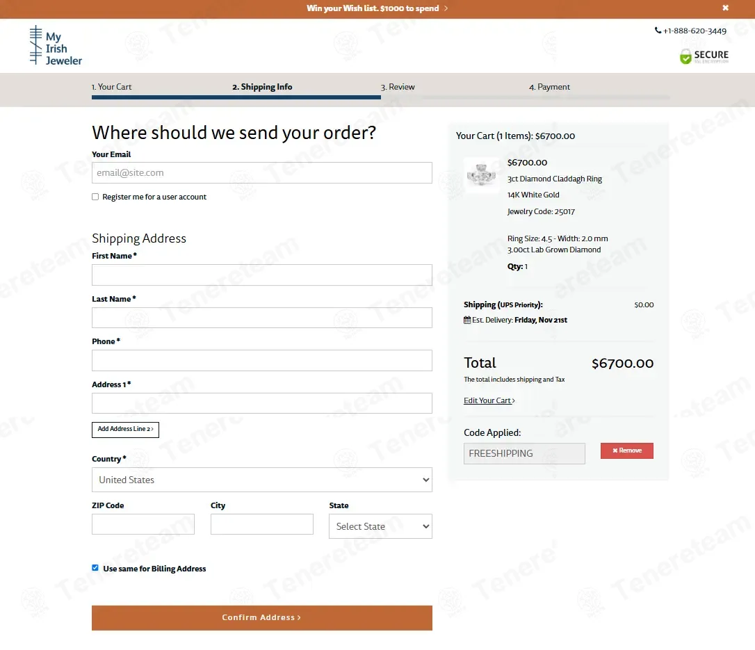 My Irish Jeweler coupon code: Sale off with FREESHIPPING. Tested and valid as 9 months ago.