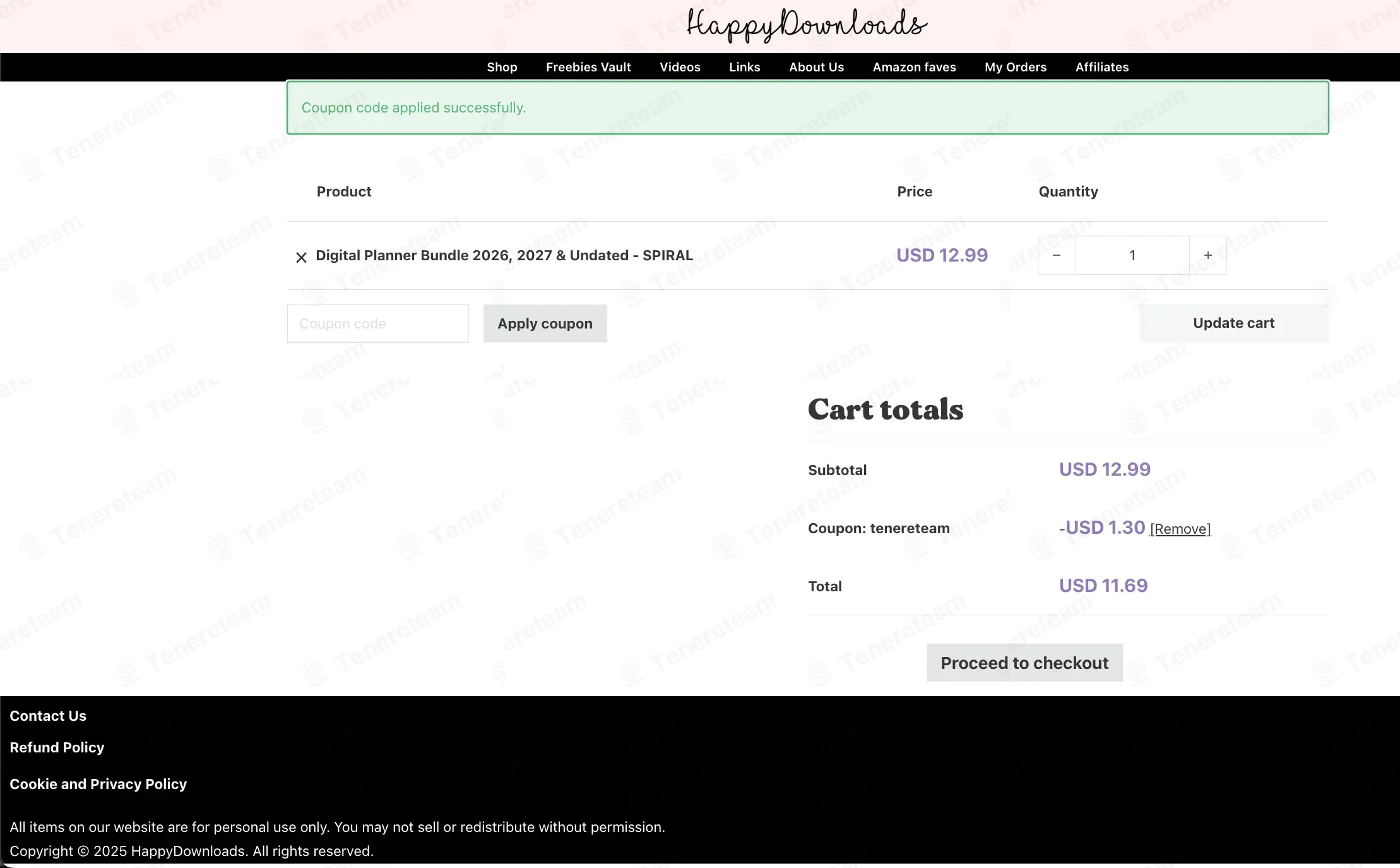Happy Downloads coupon code: 10% off with tenereteam. Tested and valid as 2 weeks ago.
