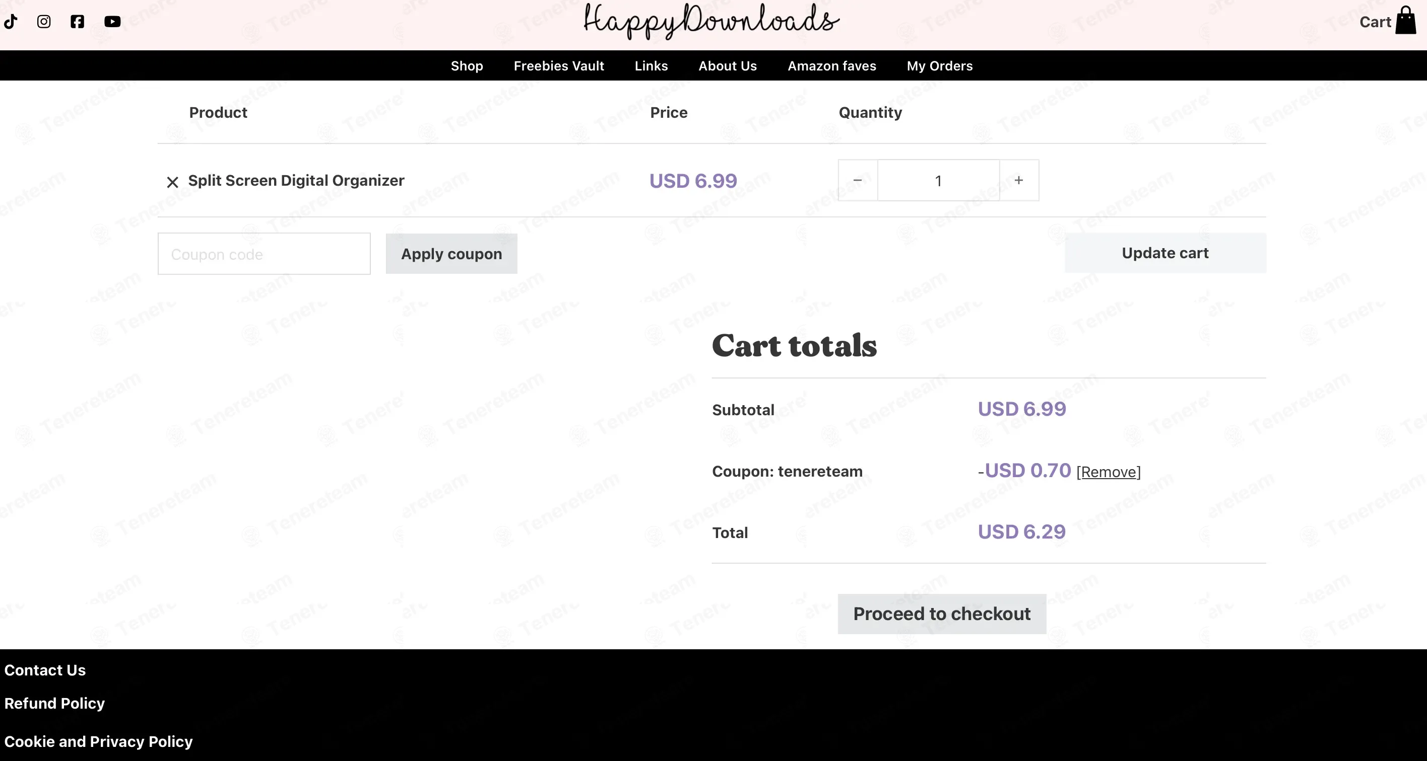 Happy Downloads coupon code: 10% off with tenereteam. Tested and valid as 2 weeks ago.