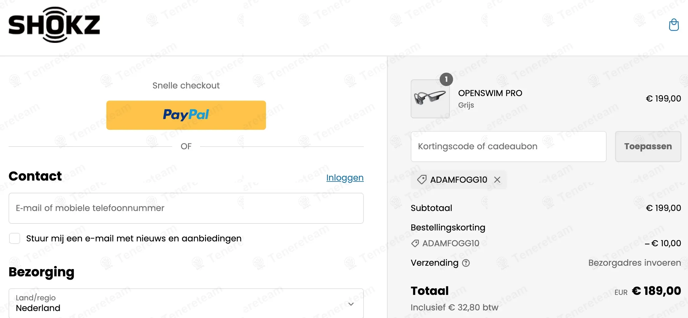 Shokz NL coupon code: €10 off with ADAMFOGG10. Tested and valid as 4 months ago.