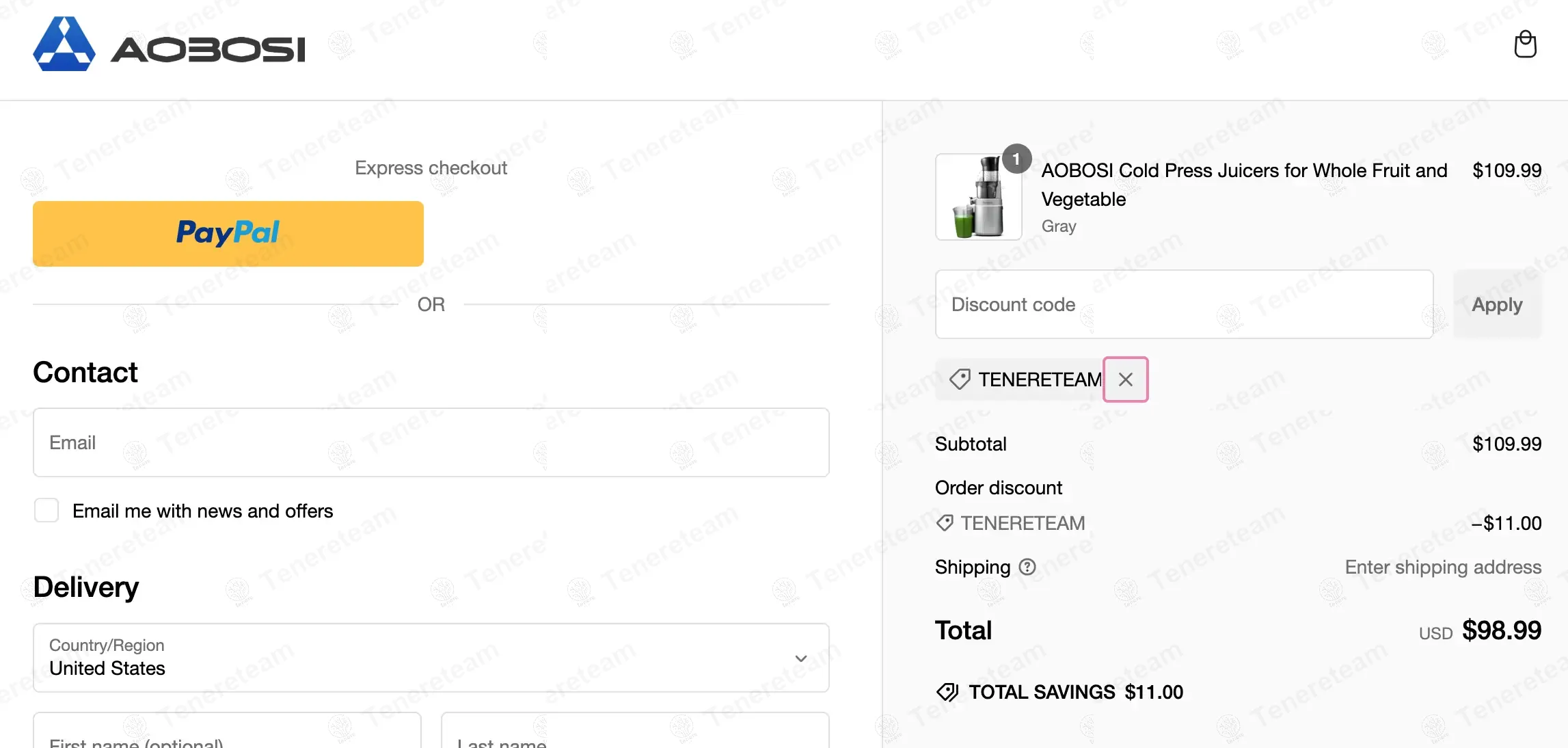 Iaobosi coupon code: 10% off with TENERETEAM. Tested and valid as 1 year ago.