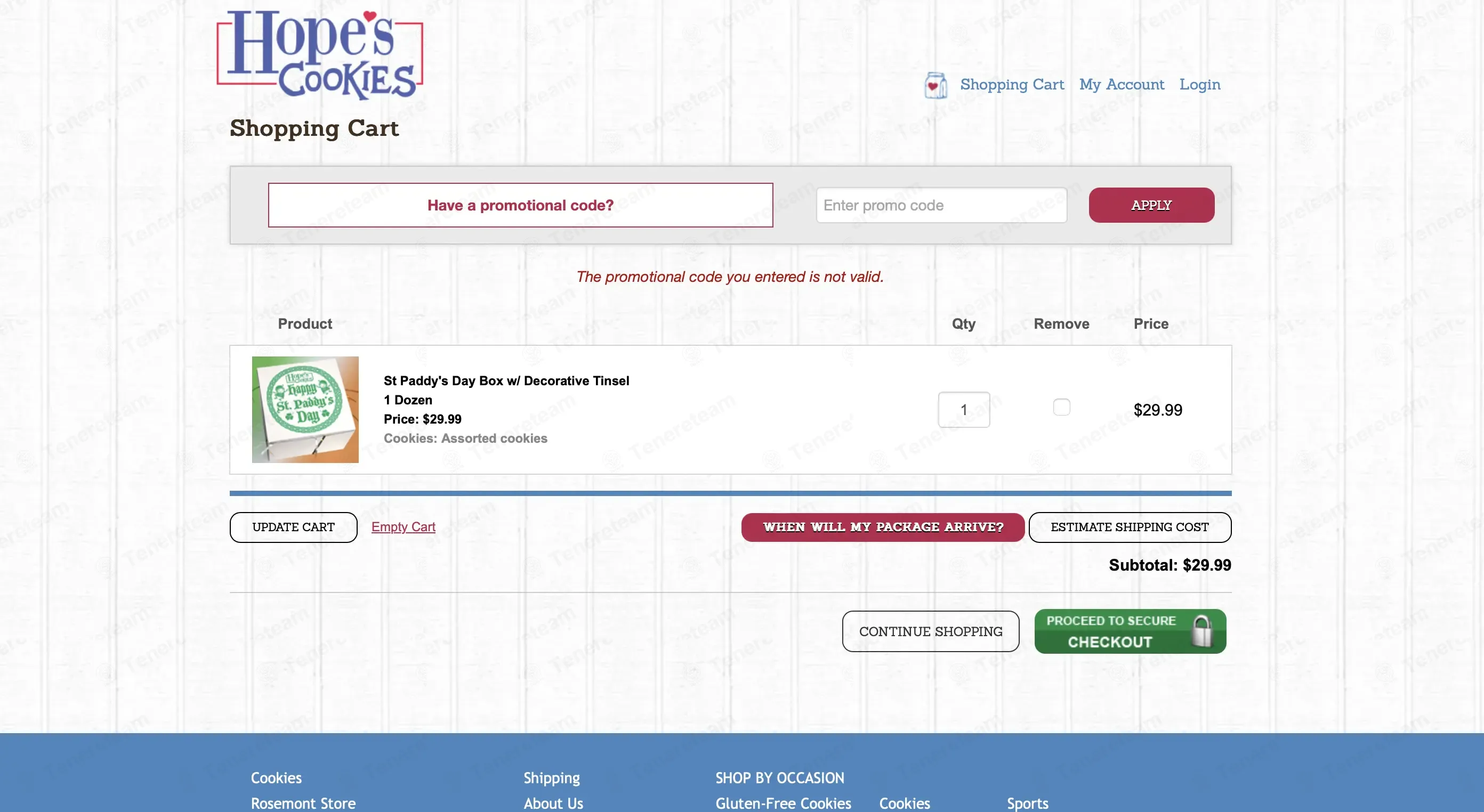 Hope's Cookies coupon code: 20% off with gradsale. Tested and valid as 4 months ago.