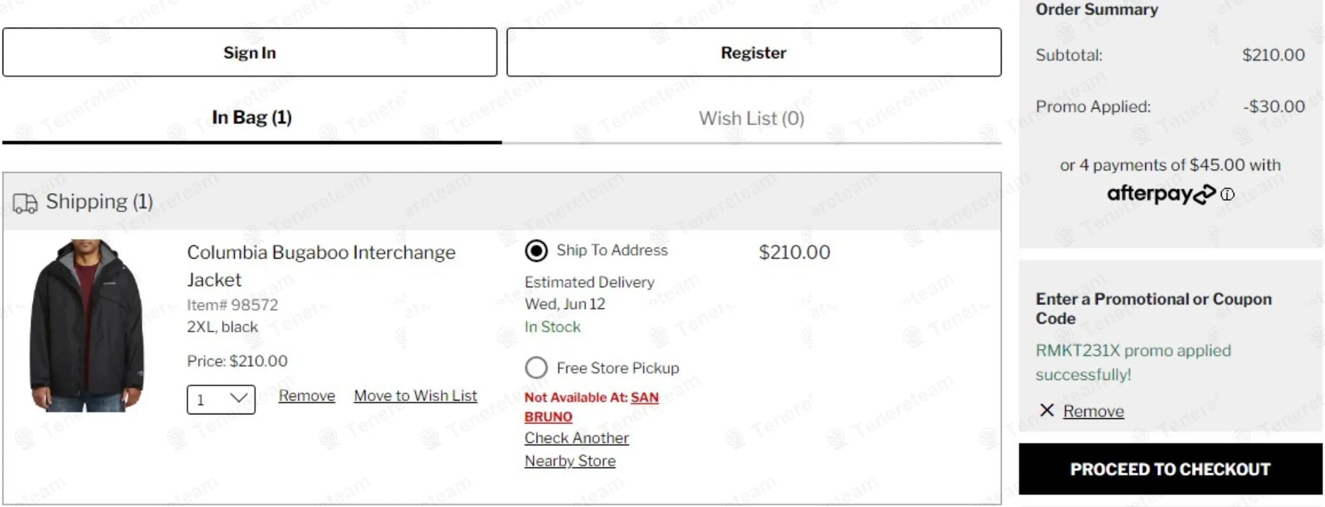 Destination XL coupon code: $30 off with RMKT231X. Tested and valid as 1 year ago.