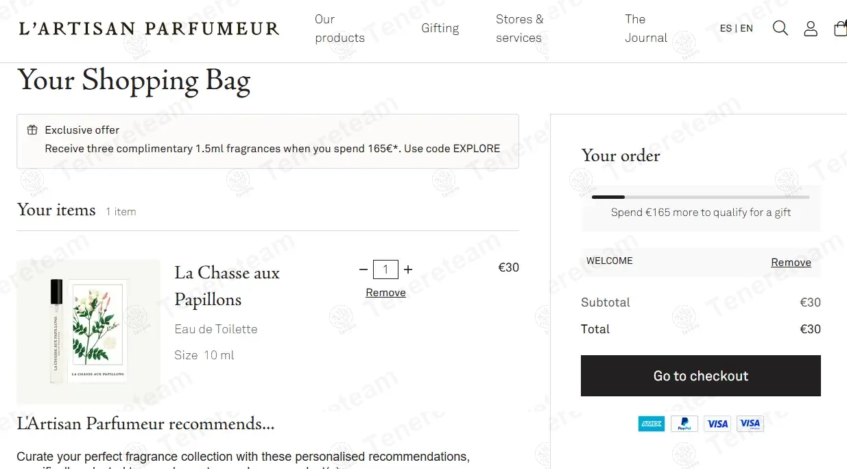 Artisan Parfumeur FR coupon code: Sale off with WELCOME. Tested and valid as 1 year ago.