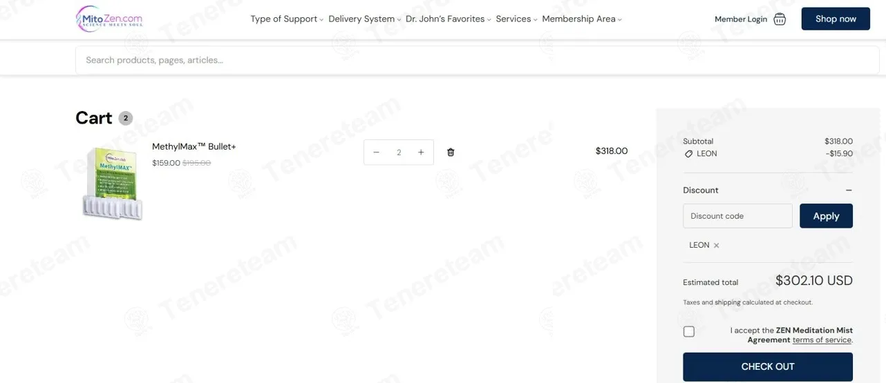 MitoZen coupon code: 5% off with LEON. Tested and valid as 1 month ago.